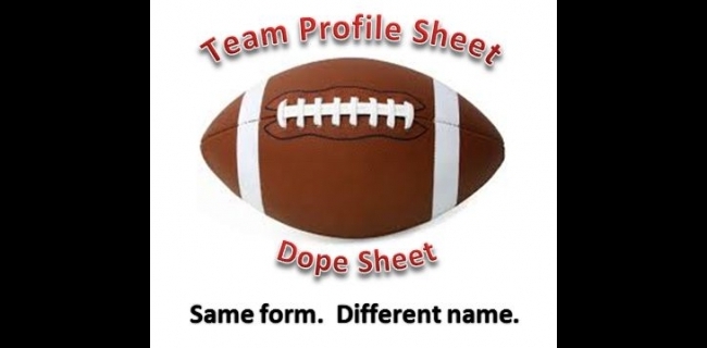 Team Profile Sheet